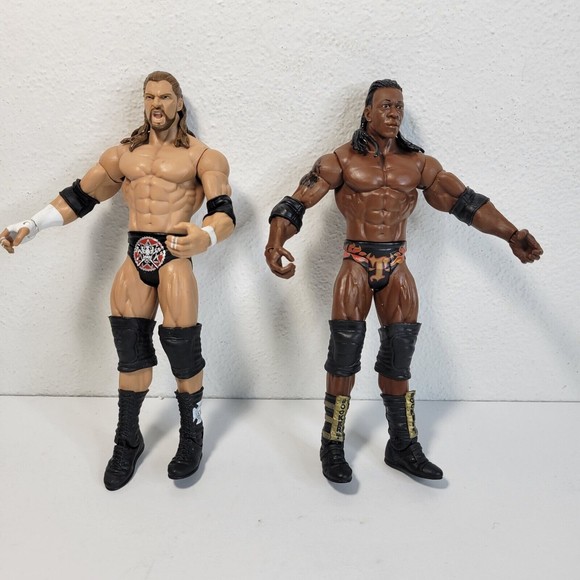 WWE Mattel Triple H & Booker Action Figures Both From 2011 7 inch tall - Picture 1 of 7